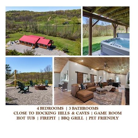 Spacious Cabin Near Hocking Hills And Caves With Hot Tub And Firepit Laurelville 外观 照片