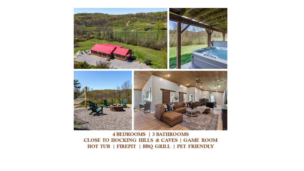 Spacious Cabin Near Hocking Hills And Caves With Hot Tub And Firepit Laurelville 外观 照片